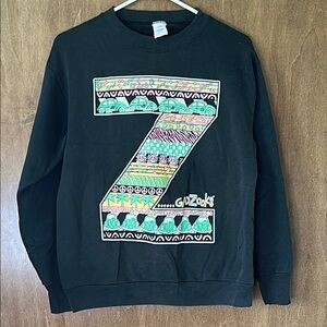 Vintage Gadzooks Black Graphic Men's Sweatshirt